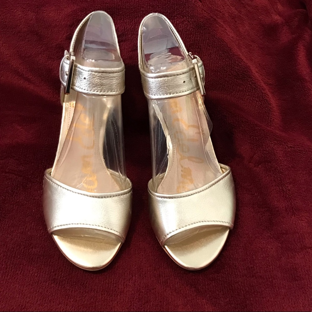 Sam Edelman Gold Sandals